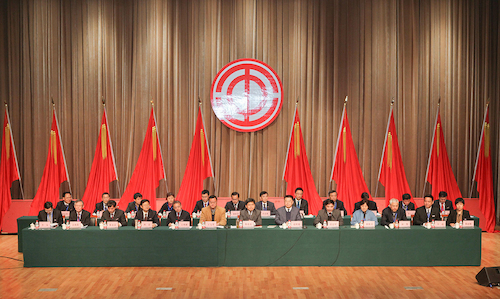 校三届一次双代会现场
